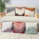 Plush pillow covers ink-wash ombré velour ultra-soft set of 2 pillowcases