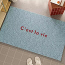 French PVC Doormat Cuttable House Entrance Welcome Mat Rug Carpet Anti Dust Pad Outdoor Aesthetic Home Room Decor-Letifly Lights and Decor