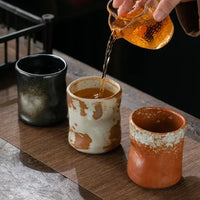 Coarse Pottery Coffee Cup rustic japanese ceramic coffee cup handmade pottery espresso mug