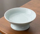 Refreshment Plate, Ceramic Fruit Plate, Small Living Room Household Snack Plate, High-Footed Fruit Tray, Nut Plate.-Letifly Lights and Decor