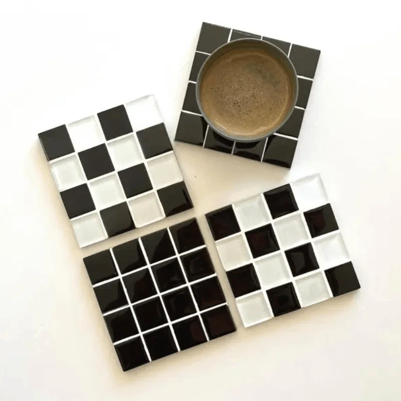 Color Tile Coaster Set
