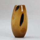 Amberfield Polka Vase Amber glass vase with black polka dots modern decorative elliptical vase