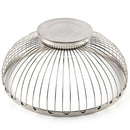 Verge Wire Basket Set stainless steel wire fruit basket modern kitchen bowl polished silver produce holder