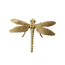 1Pc Dragonfly Brass Handle Pure Copper Drawer Cabinet Door Knob Diy Gold Furniture Pulls Handles-Letifly Lights and Decor