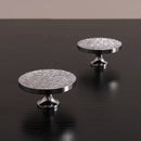 Solid Brass Cabinet Handle Round Kitchen Cabinet Pull High-end Luxury Wardrobe Chrome Silver Pulls Furniture Drawer Knob-Letifly Lights and Decor