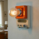Nordic Retro knob dimming wall lamp vintage atmosphere Bedroom bedsideLED hallway balcony industrial style home decor wall light-Letifly Lights and Decor