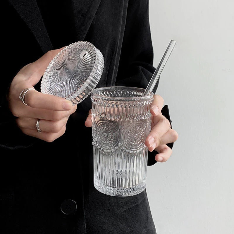 Ripple Portable Glass Cup & Straw Set