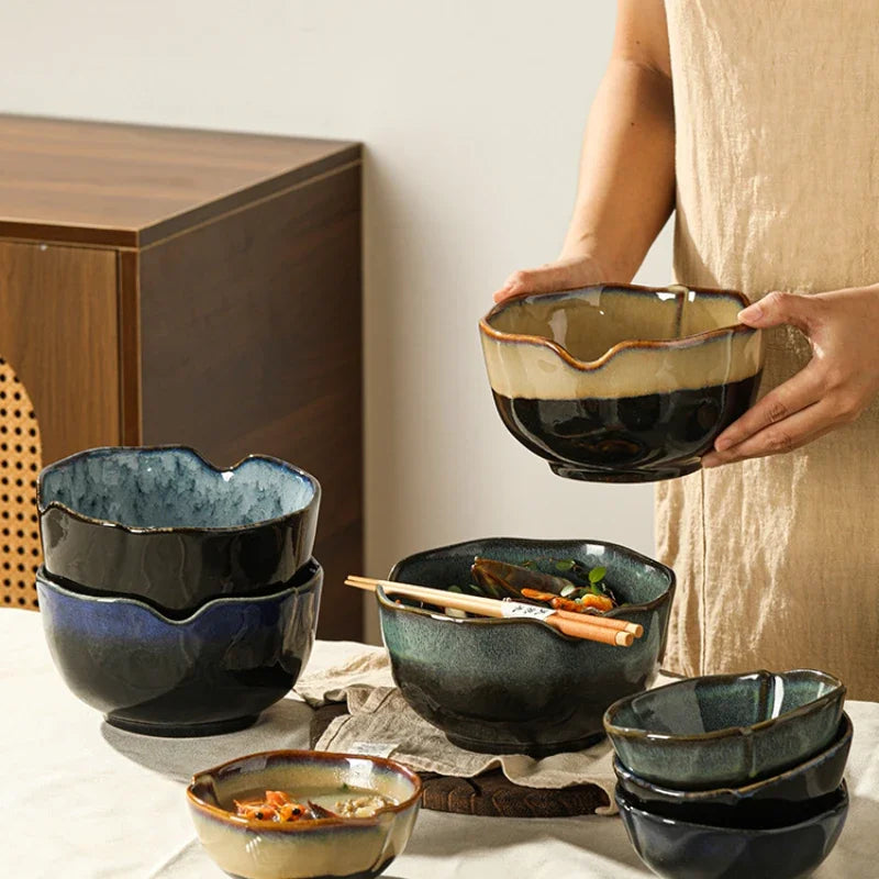 The Azure Earth Serving Bowls
