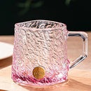 Handle water cup glass household high temperature resistant office drinking cup high value glass lady-Letifly Lights and Decor