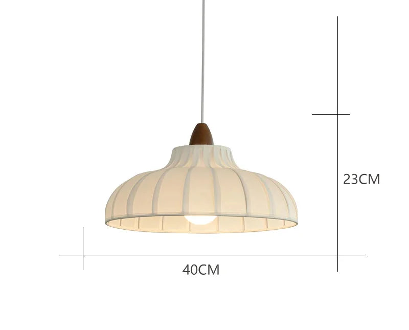 Wabi Sabi Fabric Pendant Lights for Dining Rooms Living Rooms Bedrooms Apartment Ceiling Lights Modern Atmosphere Room Decor-Letifly Lights and Decor