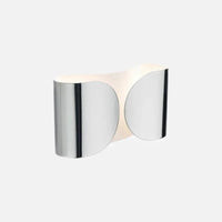 The Dichotomy Wall Light Modern wall light metal chrome black gold white dual glow contemporary lighting