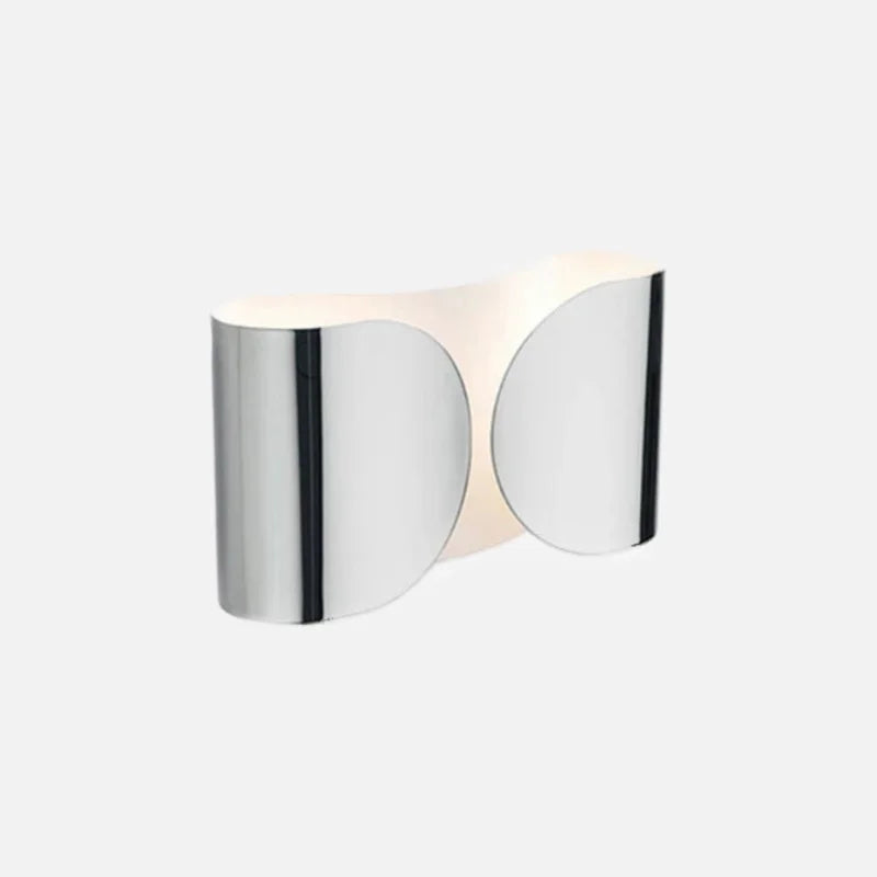 The Dichotomy Wall Light Modern wall light metal chrome black gold white dual glow contemporary lighting