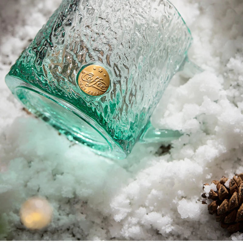 Glacier Ripple Glass Mug