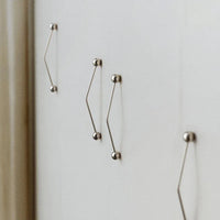 Kinetic Line Knobs & Pulls Minimalist brass cabinet knobs and pulls solid brass modern hardware set