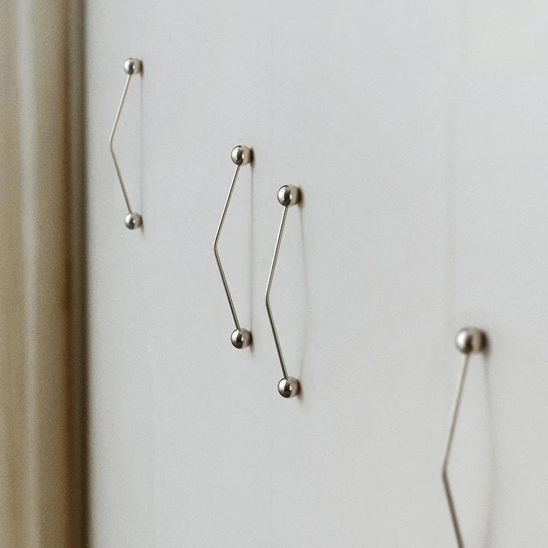 Kinetic Line Knobs & Pulls Minimalist brass cabinet knobs and pulls solid brass modern hardware set