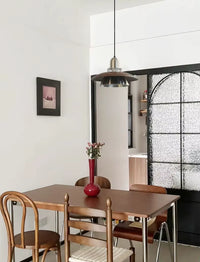 Aero Bar Pendant Lamp Aluminum and wood linear pendant light modern Nordic ceiling lamp chandelier