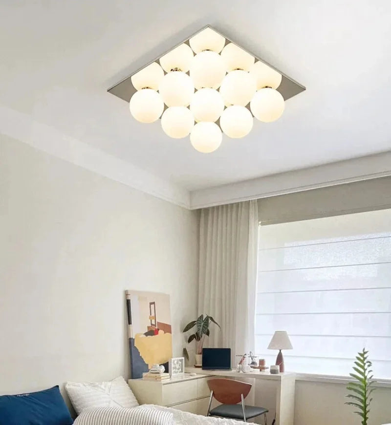Bauhaus Nordic Italia Style Metals Led Celling Light Celling Lamp for Bedroom Living Room Office Indoor Home Decorative Fixture-Letifly Lights and Decor