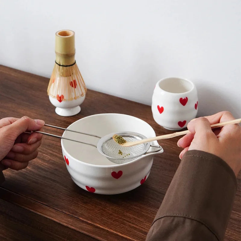 Sweetheart Matcha Ceramic Ritual Set