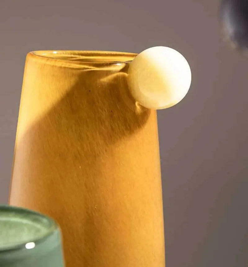 The Pop Vase Collection Candy Style Colorful Glass Vase Hydroponics Flower Pot Desk Decoration Flower Arrangement Floral Vases Room Aesthetic Decor