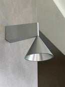 minimalist bedroom bedside wall lamp new conical geometric simple designer high-end background wall aisle lamp