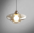 Apollo Aura Lamp Cognac glass pendant light retro layered chandelier modern kitchen island lamp