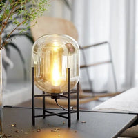Pulpo Glass Table and Floor Lamp