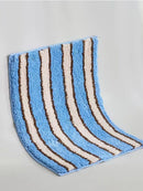 Nordic Tufting Stripe Bathroom Mat Tufted Bathmat Soft Geomrtic Rug Pad Living Room Carpet Anti-slip Hallway Home Room Decor-Letifly Lights and Decor