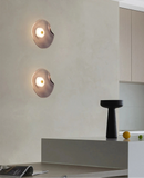 Halo Shade Sconce Japanese Retro Irregular Shape Glass Wall Lights Modern Nordic Bedroom Living Room Board Wall Lamp Entrance Lighting Home Decor LED