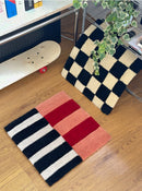 Handmade Colorful Tufting Seat Grids Blocks Cushion Soft Square Chair Sofa Pad Hanging Wall Decoration Tapestry Home Decor-Letifly Lights and Decor
