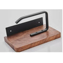 Toilet Paper Holder with Natural Walnut Wooden Shelf Tissue Roll Hanger Wall Mounted Paper Towel Bar 304 Stainless Steel Paper-Letifly Lights and Decor