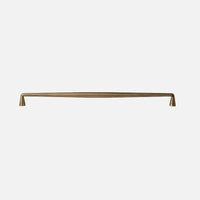 Letifly Lights & Decor - Sutton Brass Cabinet Pull - Slim antique brass cabinet handle with 128 mm mounting pitch