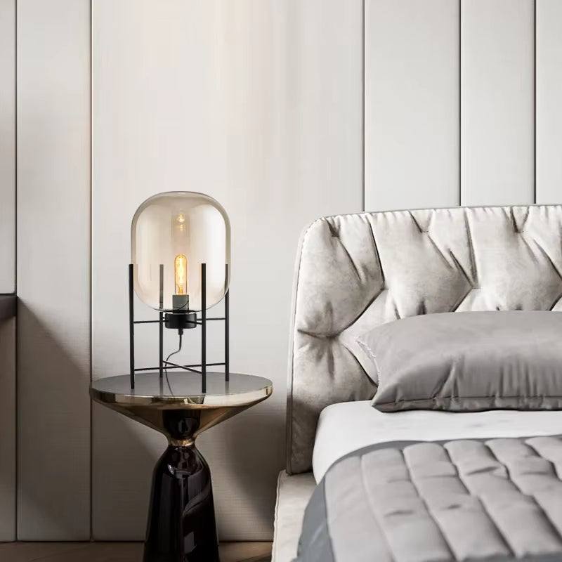 Pulpo Glass Table and Floor Lamp