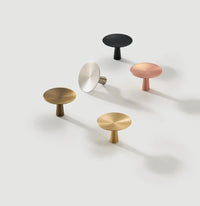 Letifly Lights & Decor - Soren Disc Cabinet Knob - Solid brass round cabinet knob with disc-shaped face in multiple finishes