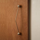 Kinetic Line Knobs & Pulls Minimalist brass cabinet knobs and pulls solid brass modern hardware set
