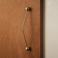 Kinetic Line Knobs & Pulls Minimalist brass cabinet knobs and pulls solid brass modern hardware set