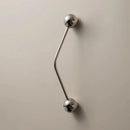 Kinetic Line Knobs & Pulls Minimalist brass cabinet knobs and pulls solid brass modern hardware set