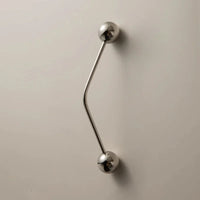 Kinetic Line Knobs & Pulls Minimalist brass cabinet knobs and pulls solid brass modern hardware set