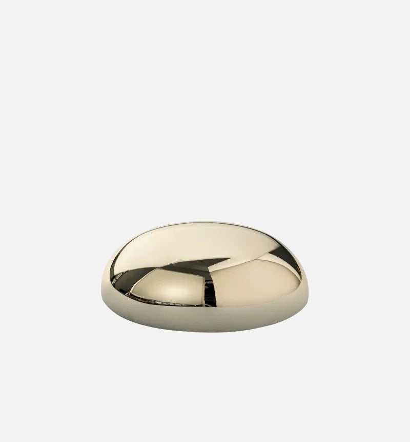 Mirror Gloss Nickel Silver Shell Shape Drawer Pulls 64mm Hole Spacing Modern Luxury Oval Cabinet Handles for Closet Dresser-Letifly Lights and Decor