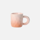 Ceramic gradient mug colorful ombré glaze coffee tea cup gift box