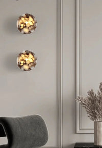 Cylindrical Marble Natural Stone Wall Lamp
