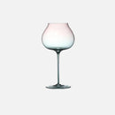 Elysian Gradient Goblet pink blue crystal wine glass frosted clear