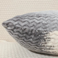 Plush pillow covers ink-wash ombré velour ultra-soft set of 2 pillowcases