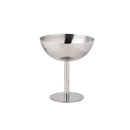 Stainless steel dessert pedestal bowl polished mirror finish modern serveware