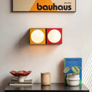 Memphis Bedroom Bedside Wall Lamps Red Yellow Glass Ball Lamp LED Modern Color Dopamine Living Room Corridor Aisle Wall Lights-Letifly Lights and Decor