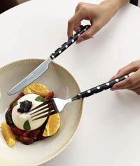 Dotty Vintage 4pc Cutlery Set-Letifly Lights and Decor