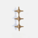 The Crossbeam Brass Knobs Antique brass star-shaped cabinet knobs 1-star and 3-star Nordic hardware
