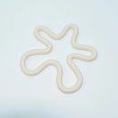 wave silicone heat resistant coaster non-slip pot holder modern kitchen mat