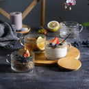 Heritage Embossed Glass Cups (Set of 4)