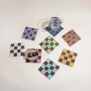 Pixel Vintage Tile Coasters
