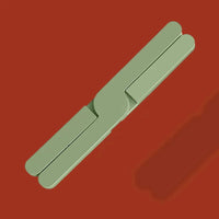 Foldable silicone heat resistant Crossfold Coaster Trivet, non-slip pot pan mat and coaster set in modern multi-color shades for kitchen table protection